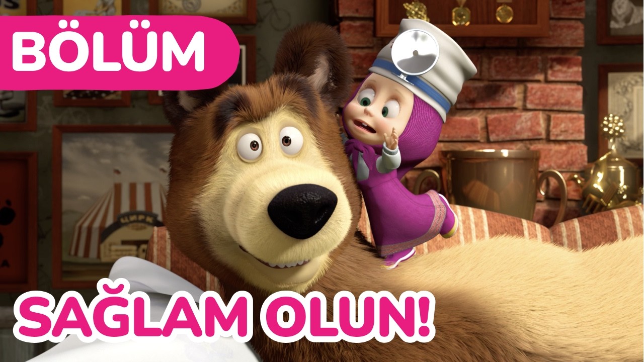 Maşa və Ayı 👩‍⚕️ Sağlam olun! 🤒 (Bölüm 16)