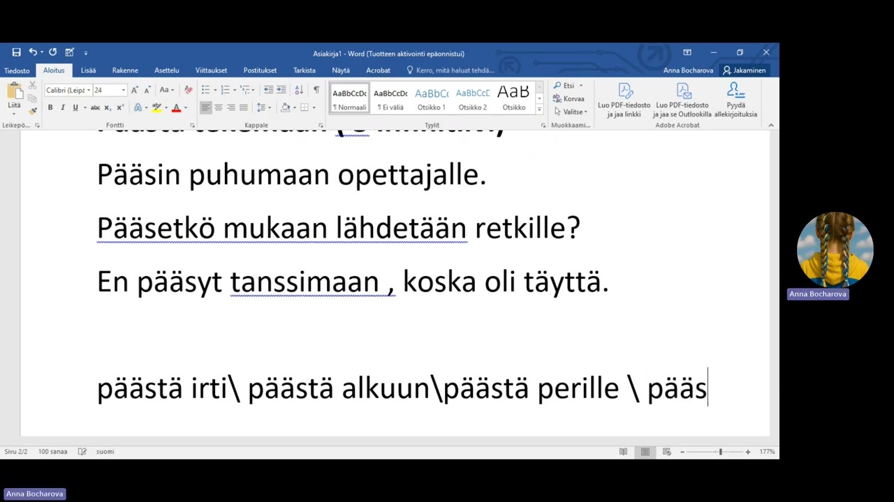 Päästä ( Sinä et pääse pois minun päästä )
