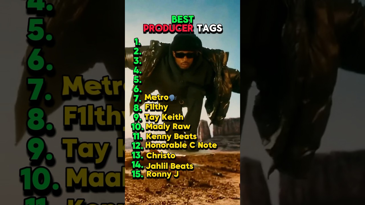 The Best Producer Tags #producertag #metroboomin