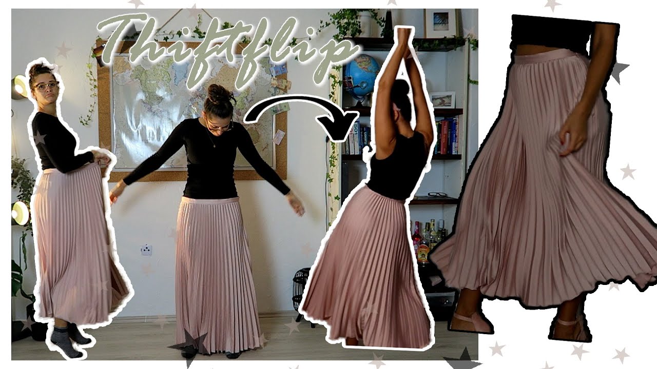 Easy Anfänger Upcycling - Rock enger nähen | Thrift Flip #6 |  | upcycling Kleidung - Second Hand