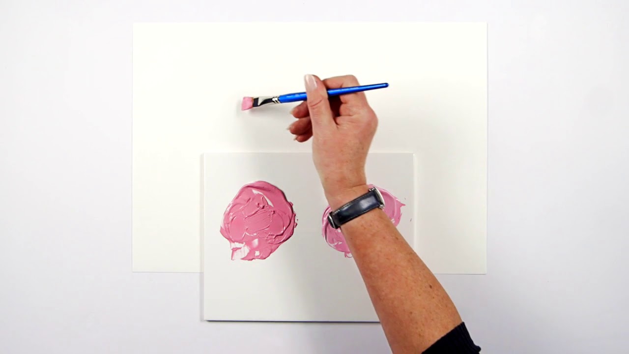 Winsor & Newton comparing Professional Artists Acrylic & Galeria