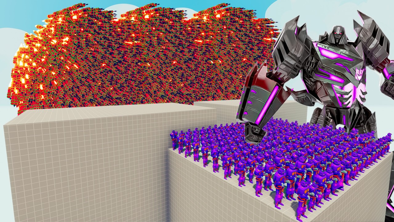 200x MEGATRON + 1x GIANT vs EVERY GOD - Totally Accurate Battle Simulator TABS