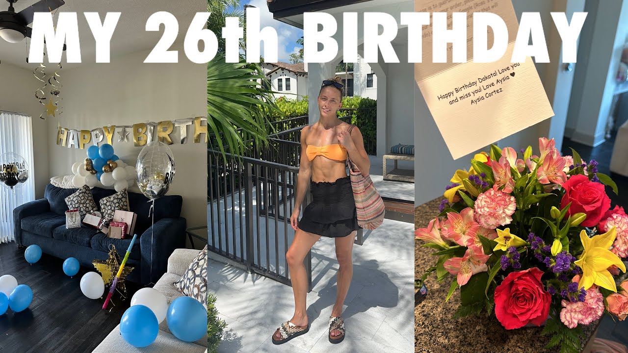 IT'S MY BIRTHDAY! | come spend my 26th with me (1 week out from a fight!)