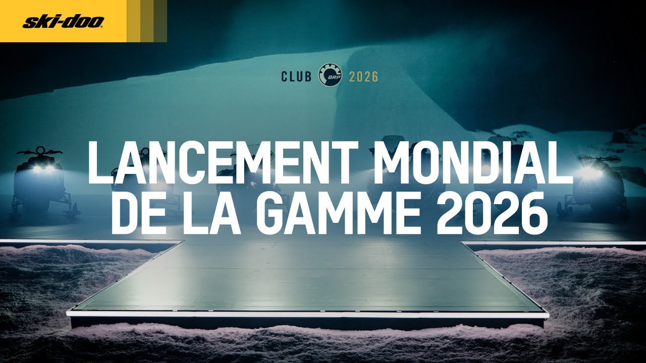Lancement mondial de la gamme Ski-Doo 2026