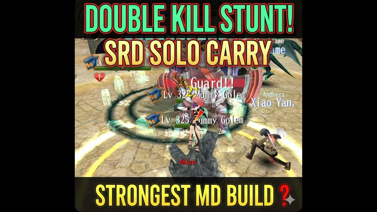 DOUBLE KILL STUNT! 💀 Merzehal SRD Solo Carry (Strongest MD Build)