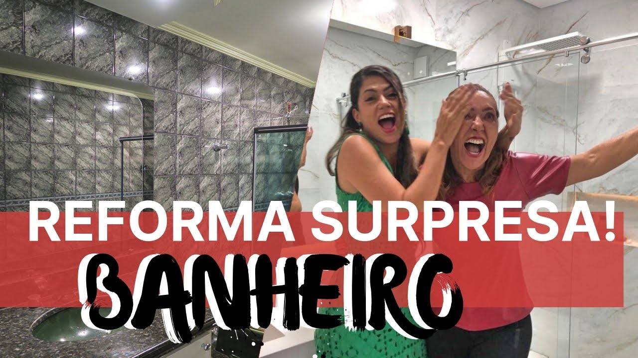 REFORMEI O BANHEIRO EM 8 DIAS -  ESPECIAL DIA DAS MÃES - LARISSA REIS ARQUITETURA
