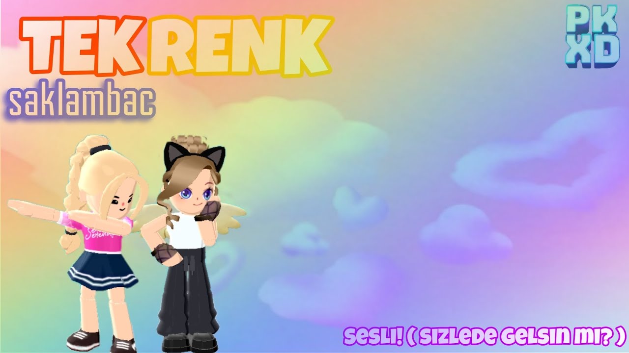 TEK RENK saklambaç!🌈🏳️‍🌈 Sizlede gelmesini istiyorsanız abone olun ( kontrol edilecek )