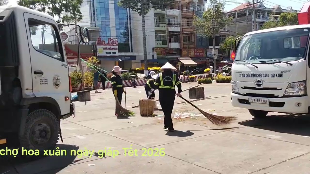 Chợ hoa xuân công viên long an tân an 2026