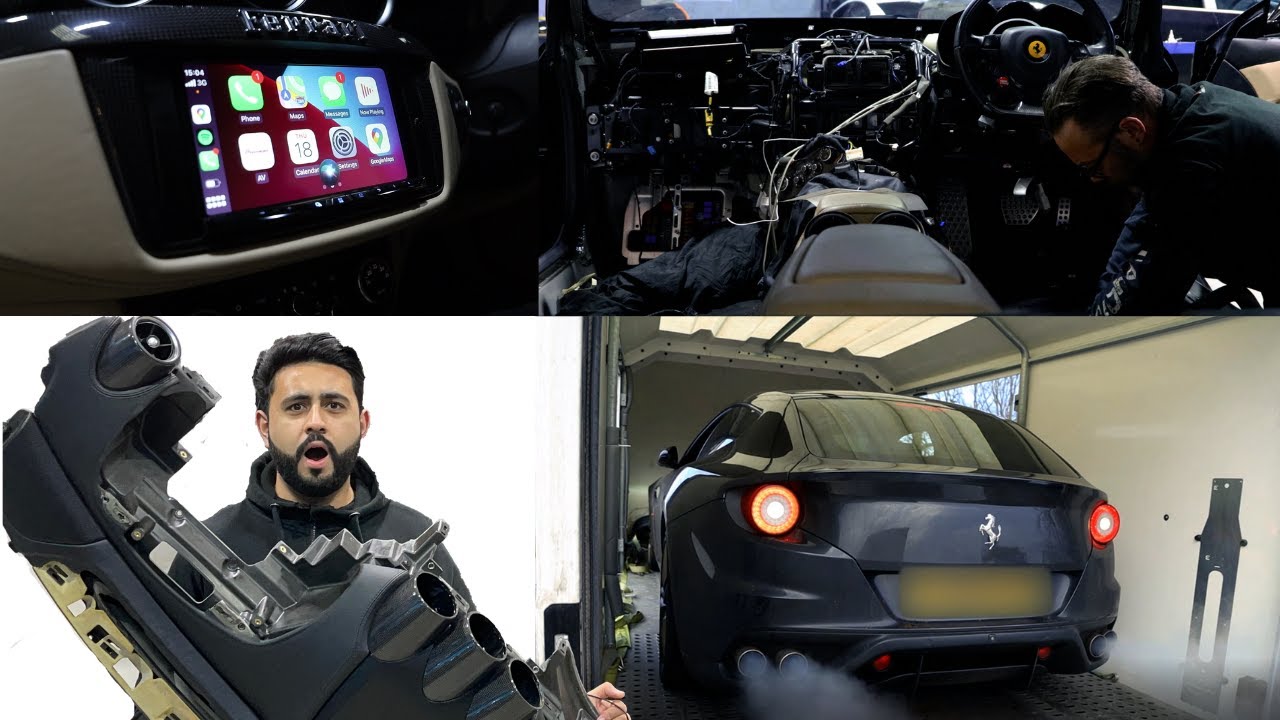 Ferrari FF — Apple Car Play и Android Auto — Звуковая система в заводском стиле | Полный обзор си...