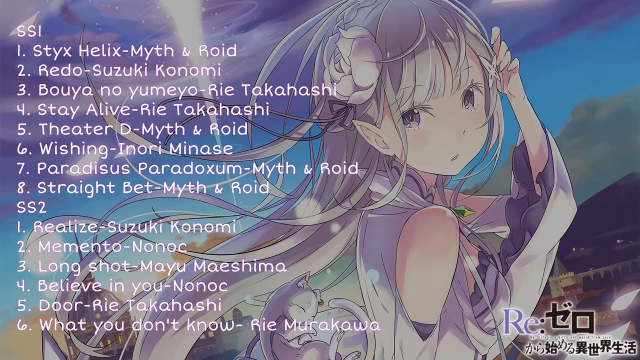 Re:Zero All Openings & Endings (S1 & S2) 2022