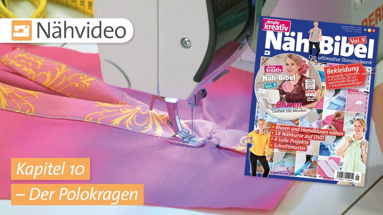 Nähvideo: Der Polokragen – Kapitel 10 (Näh-Bibel Vol. 9)