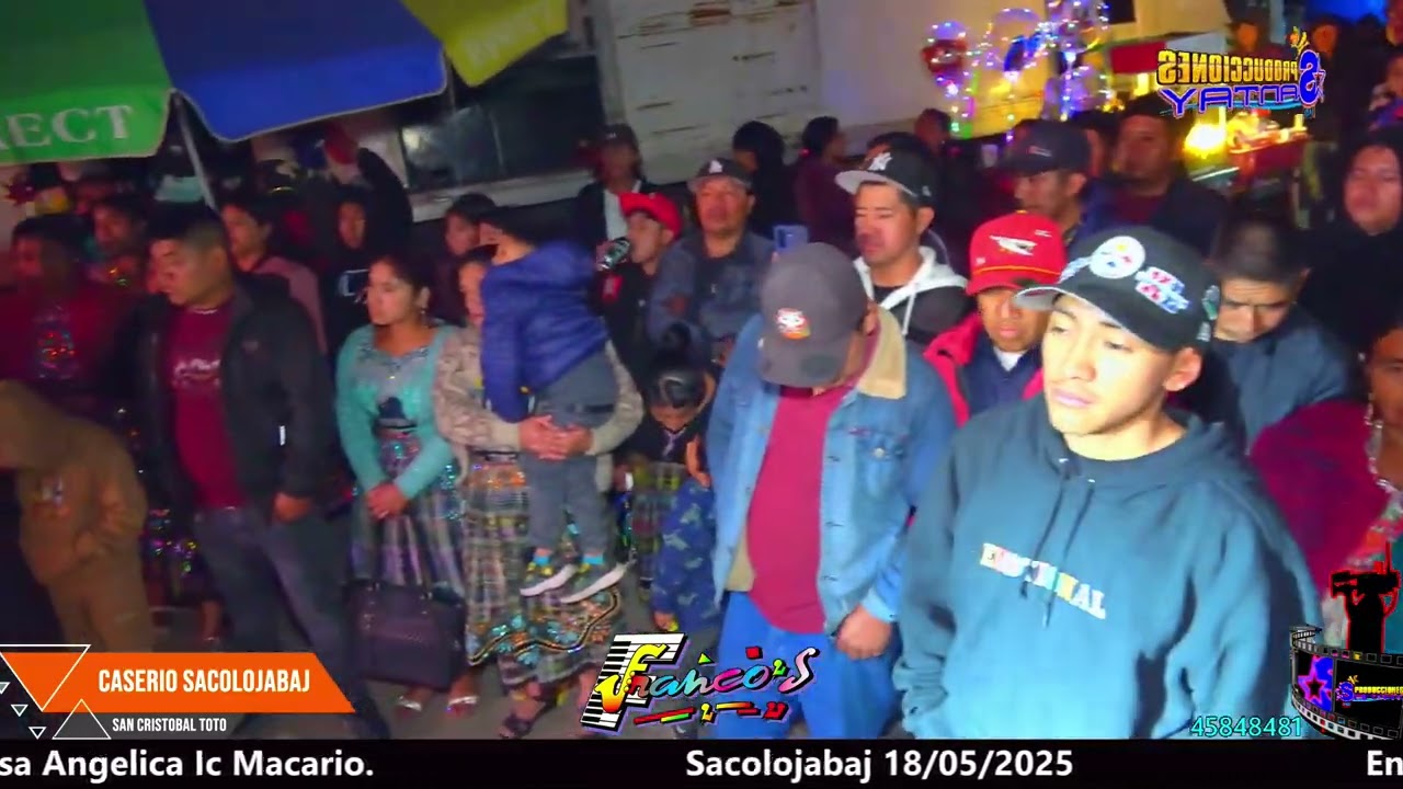 Francos los reyes del z Mix en Sacolojabaj  baile social