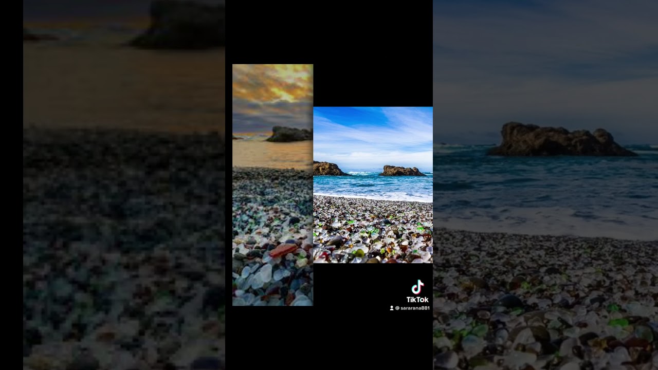 Beautiful California&rsquo;s Glass beach,