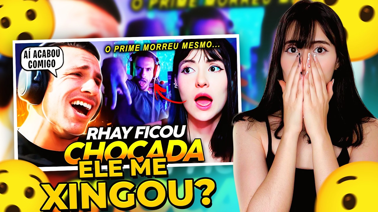 REACT Xandão foi ESTOMPADO por... mim? | Cortes da Rhaychu