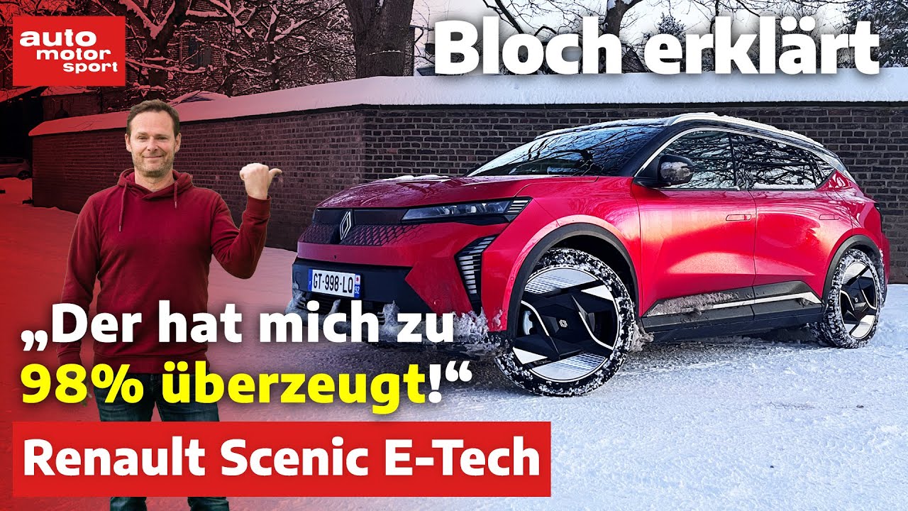 Renault Scenic E-Tech: vom Kompaktvan zum Elektro-SUV! Bloch erklärt #240 | ams
