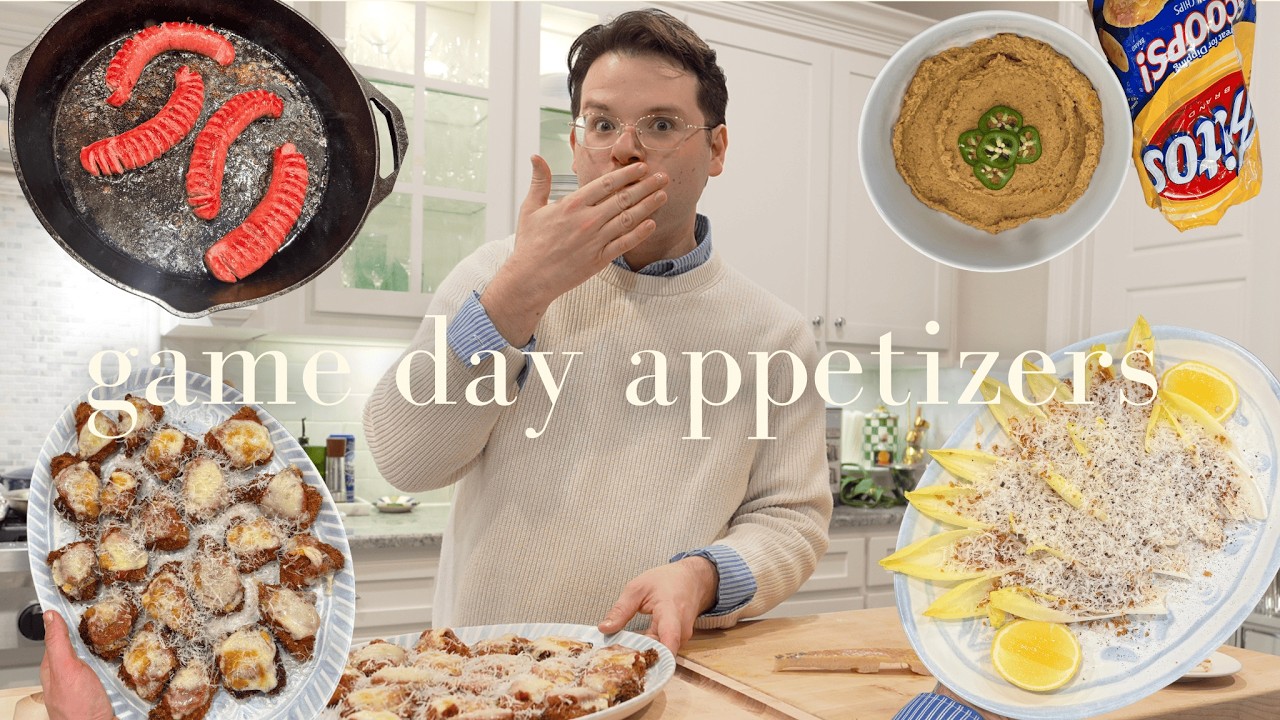 Game Day Appetizers | 4 Easy & Incredible Recipes | Harrison Wallace