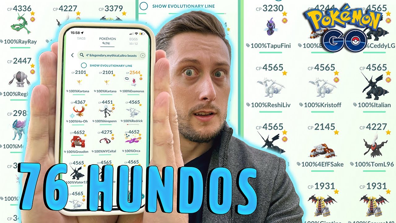 My *Hundo* Legendary Pok&eacute;mon & Mythical & Ultra Beasts I've CAUGHT! Pokemon GO Collection