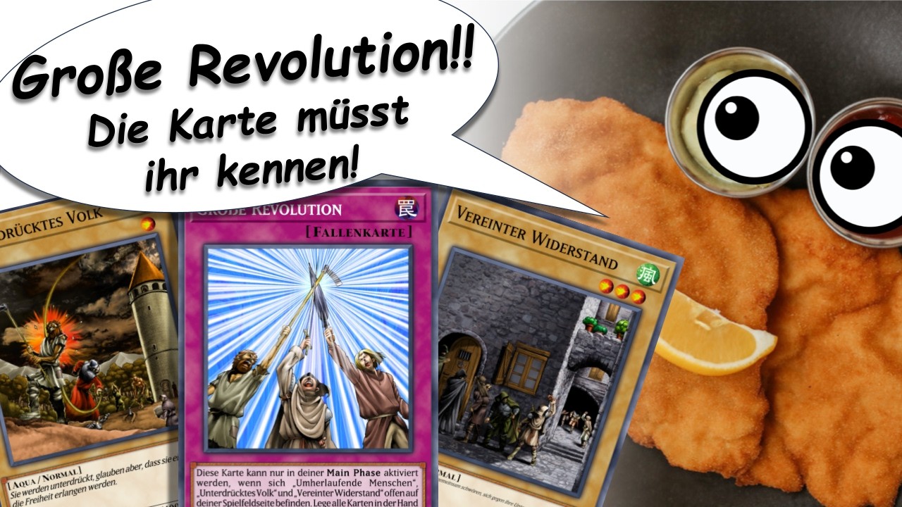 Große Revolution Deckprofil inkl. Kombo - Schnitzel Samstag