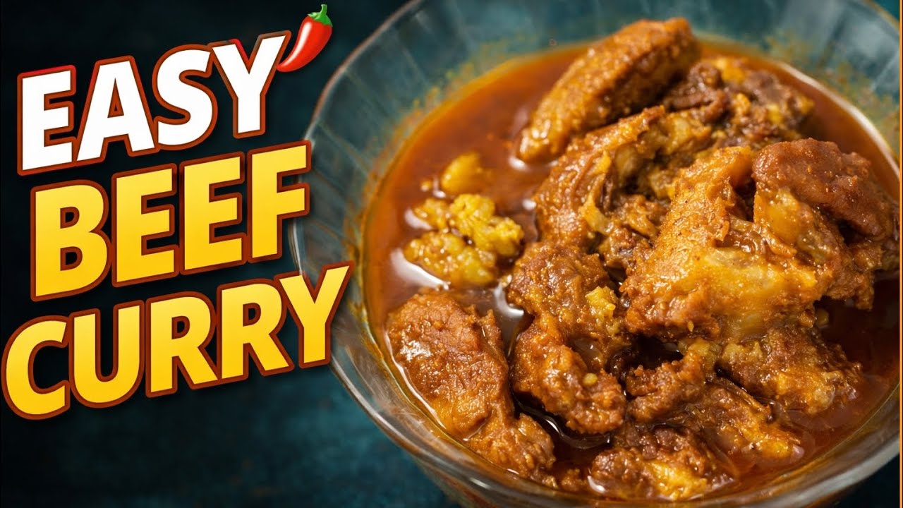 Easy  Beef Curry গোরুরের মাংসের রেসিপি 