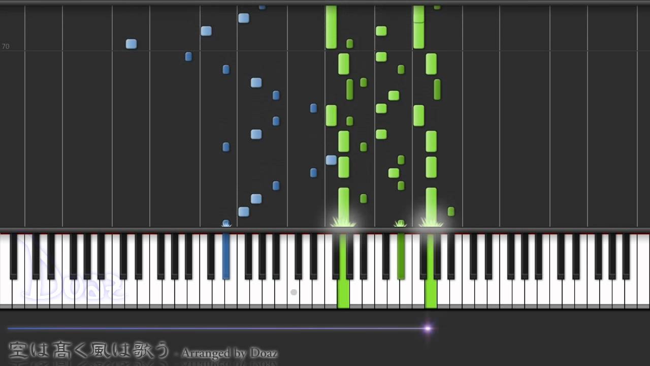 (Synthesia Piano) Sora wa Takaku Kaze wa Utau, Fate/Zero ED 2