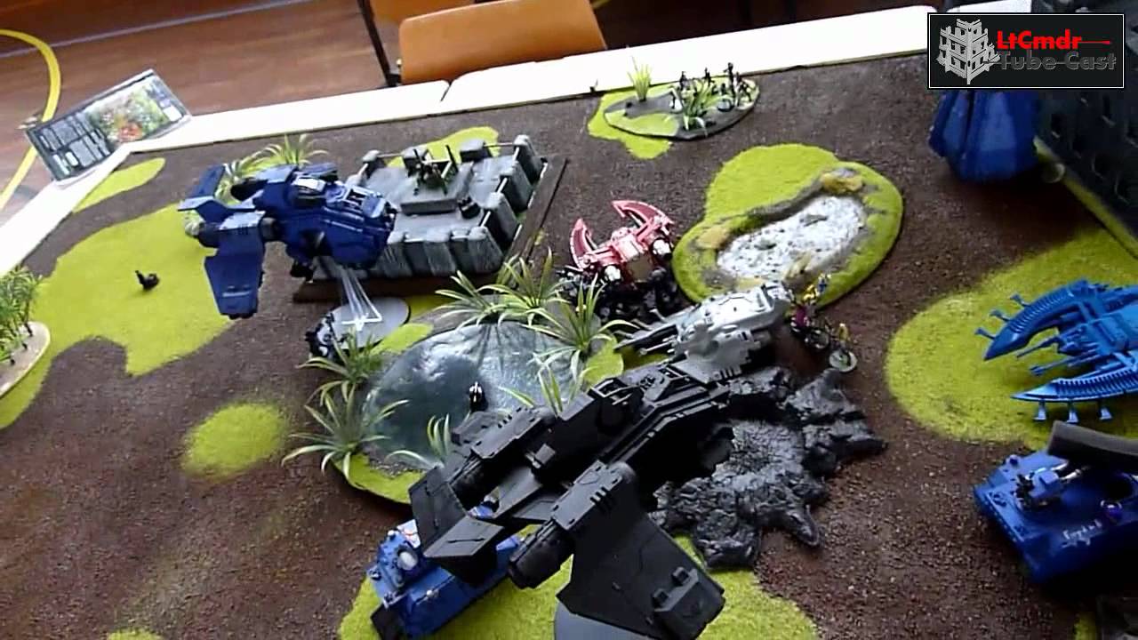 40k Battle Report - 1. JucaCon Turnier: Blood Angels vs. Eldar 2/3