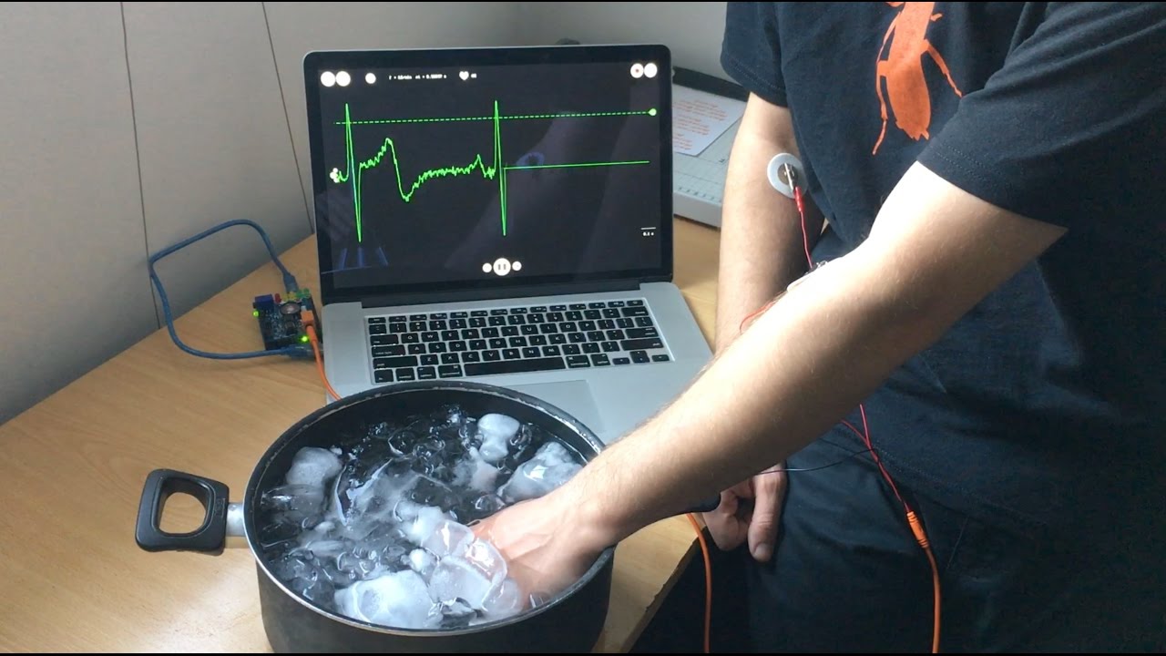 Activate Sympathetic Nervous System with Ice Water Stimulus