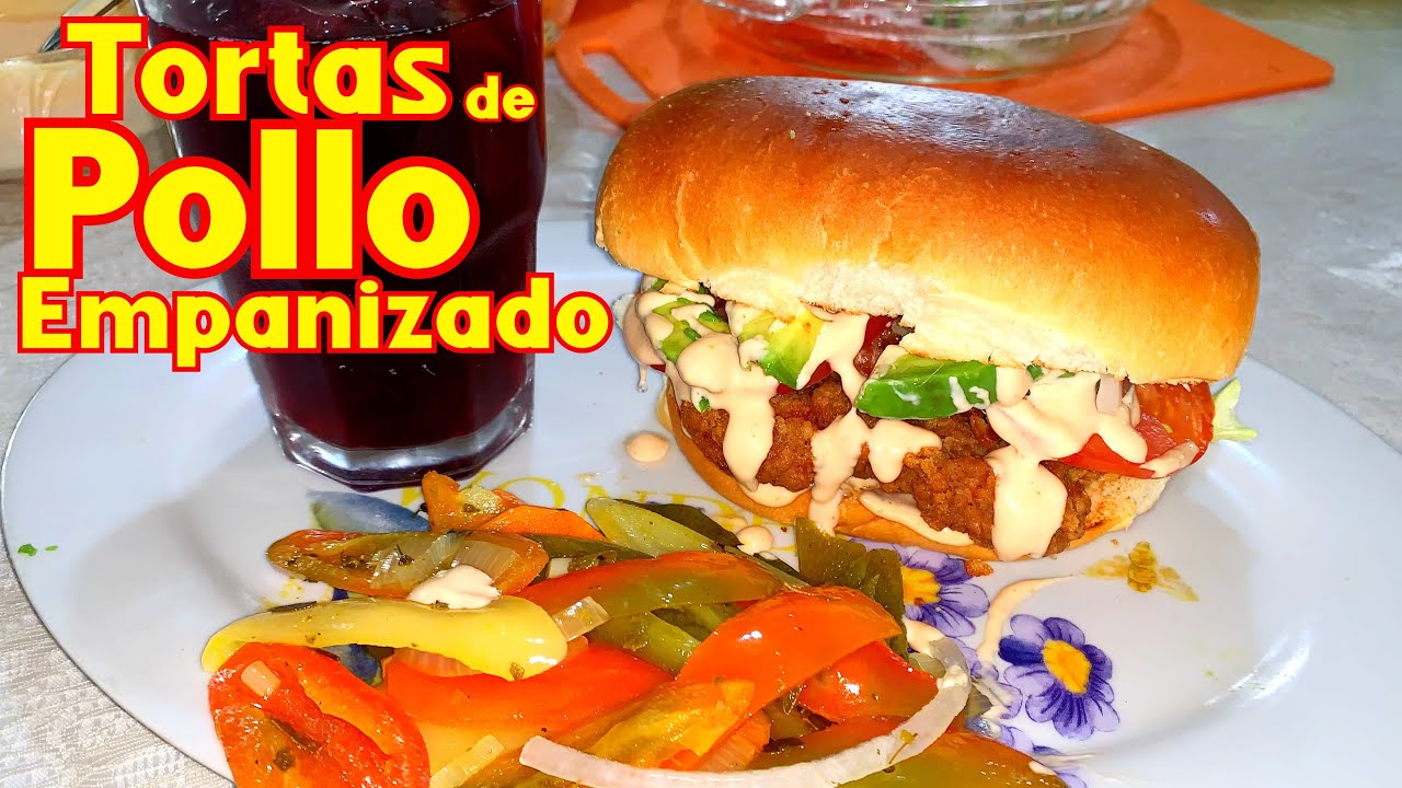 Tortas de Pollo Empanizado riquisimas!!!!
