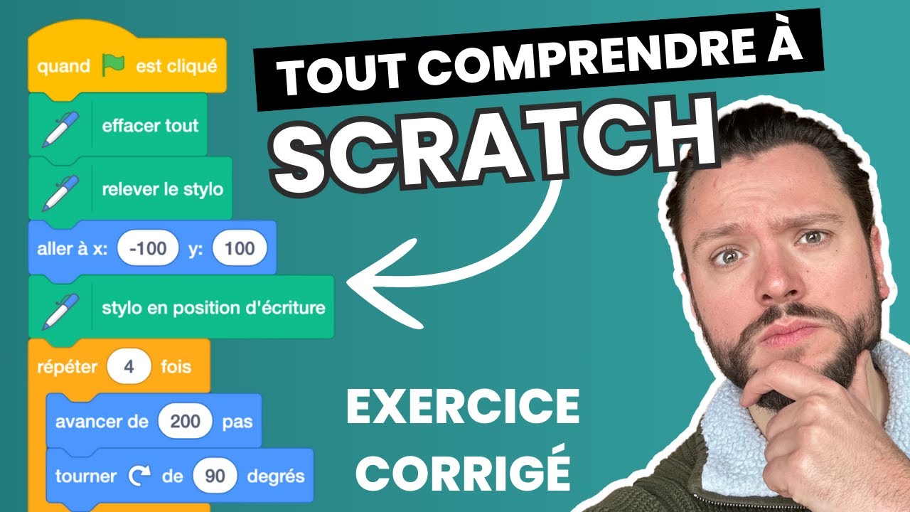 SCRATCH AU CRPE - Exercice Corrigé sur le Logiciel Scratch