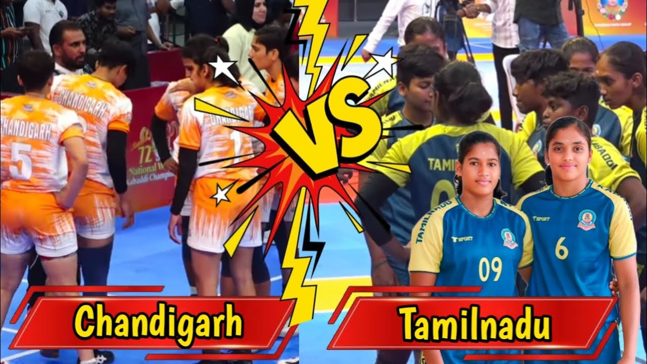 QF - Tamilnadu vs Chandigrh | 72nd Womens Senior National Kabaddi 2026 Live