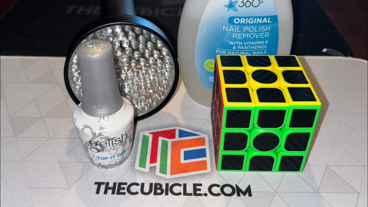 How To: UV COAT a Stickered Speed Cube DIY - Step By Step Tutorial - ALSO GIVEAWAY ANNOUNCEMENT