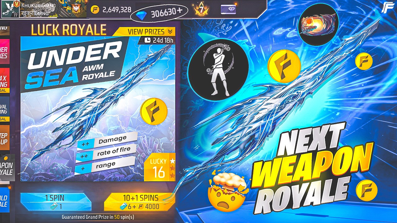 Claim Next Weapon Royale 😵 - Social Media Link in FreeFire Profile / Luck Royale Removed😭