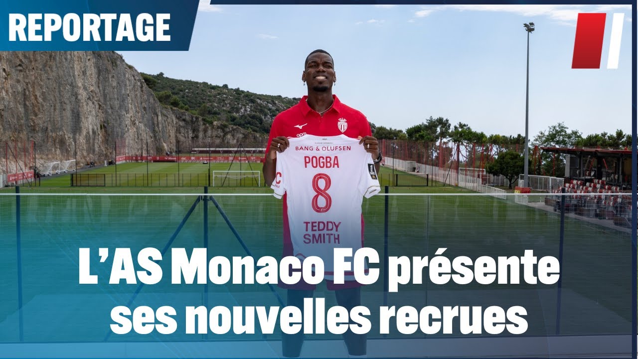 L&rsquo;AS Monaco FC pr&eacute;sente ses nouvelles recrues