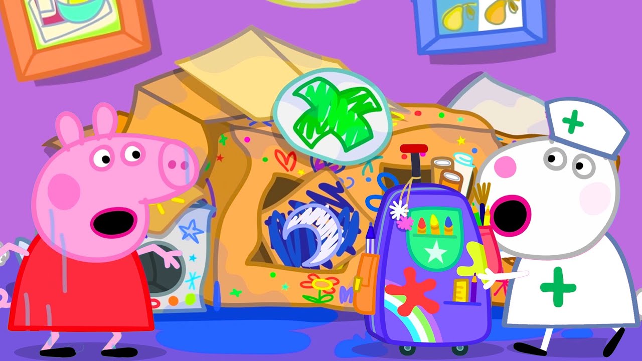 Crafting Cardboard Houses! 📦 | Peppa Pig Full Episodes