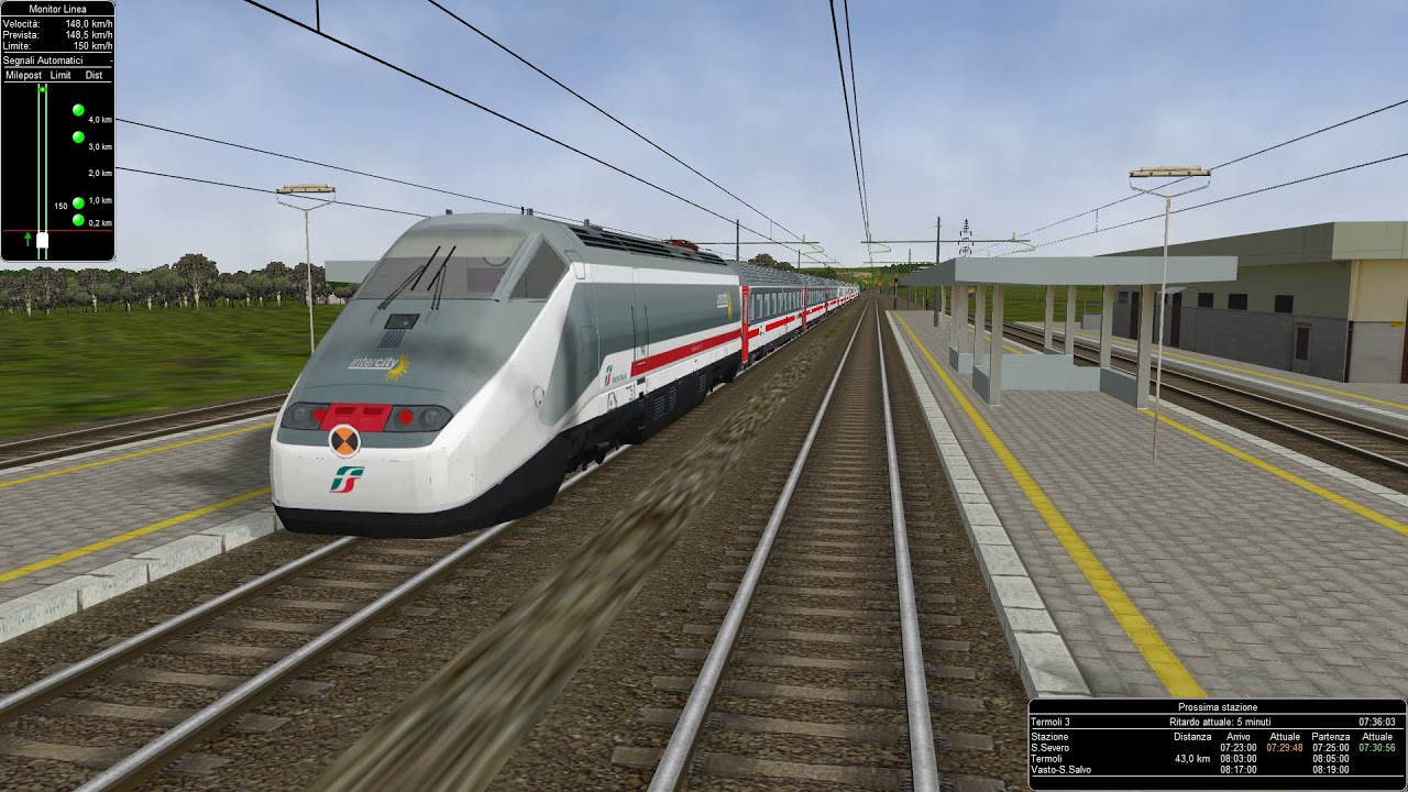 OPEN RAILS ITALIA IC 606 BARI BOLOGNA