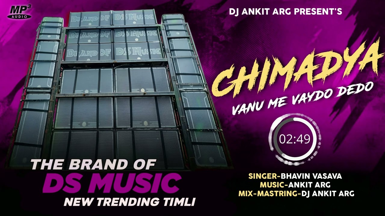 The Brand Of Ds Music | Chimadya Vanu Me Vaydo | New Trending Timli 2026 | Dj Ankit Arg | Bhavin