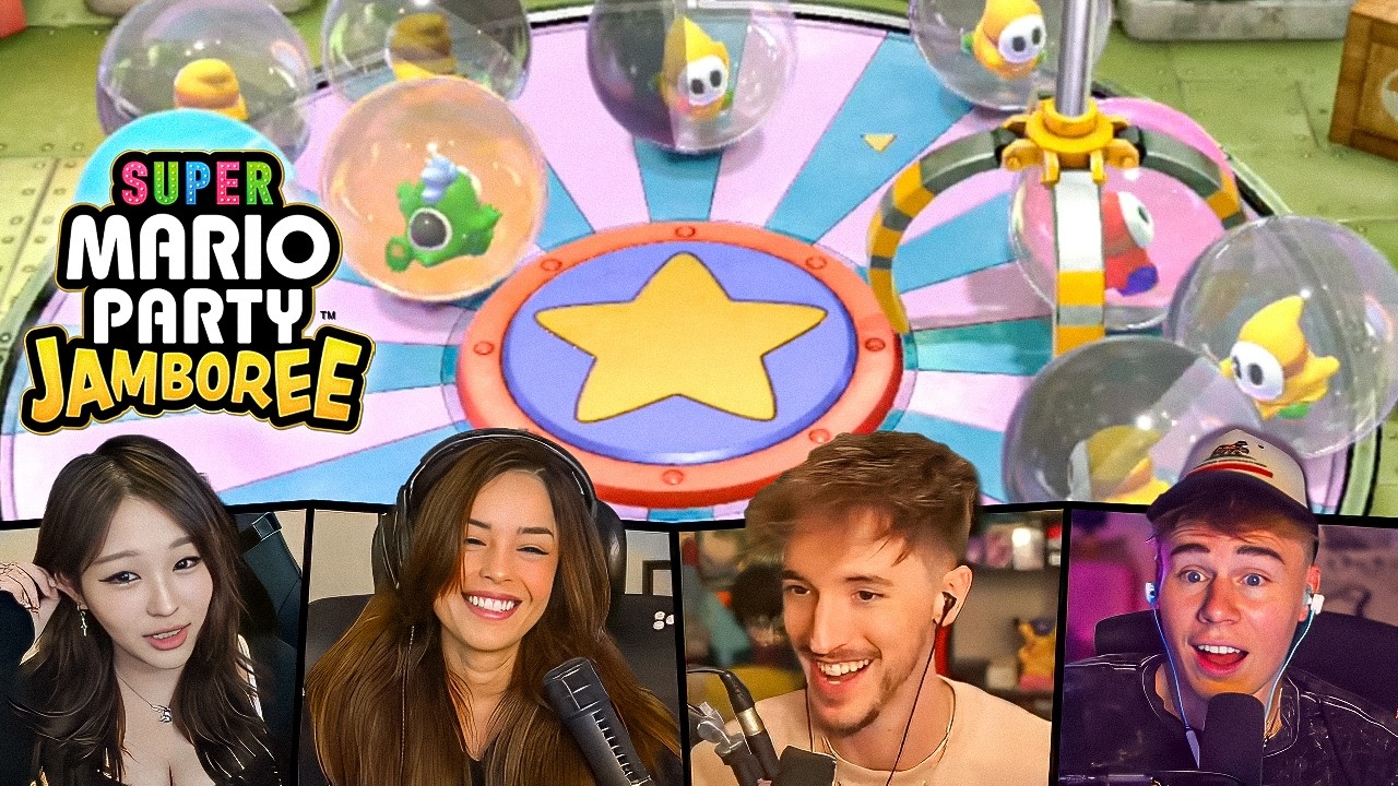 Our Mario Party Game Ended TOO SOON (ALL POV ft. Valkyrae, Blau & Hyoon)