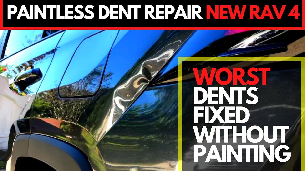 WORST DENTS FIXED WITHOUT PAINTING! Paintless Dent Repair