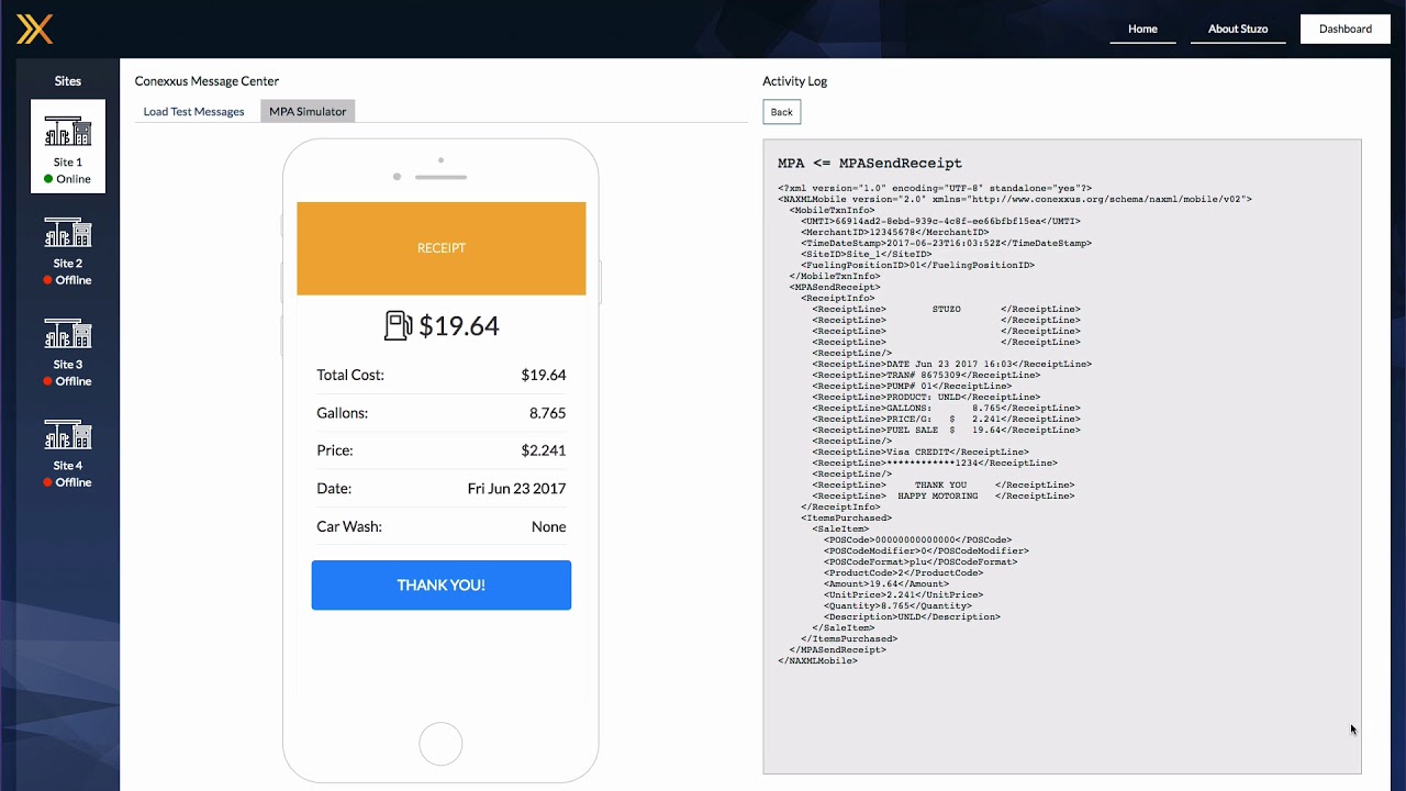 Stuzo QuickStart for Conexxus