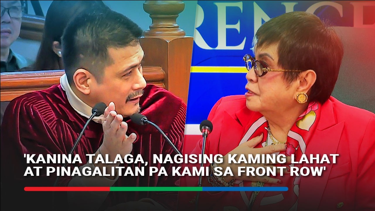 'Pinagalitan' ni Robin: Kapunan aminadong nag-react, nag-sorry sa senador | ABS-CBN News