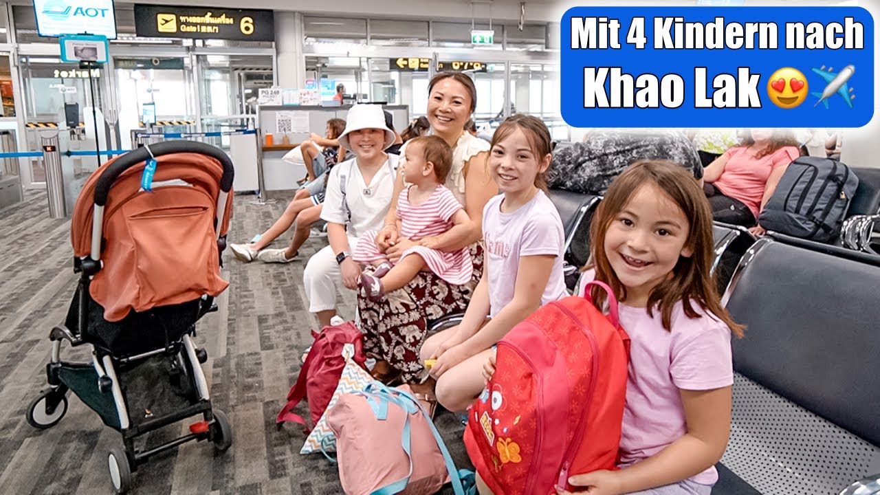Fliegen mit 4 Kindern nach Phuket Thailand 😍✈️ Khao Lak Roomtour Hotel & Food | Mamiseelen