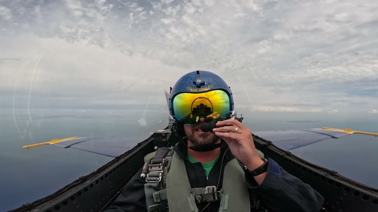 Blue Angels Key Influencer Ride Along Video Rob Driscoll 3/25/25 Part 1