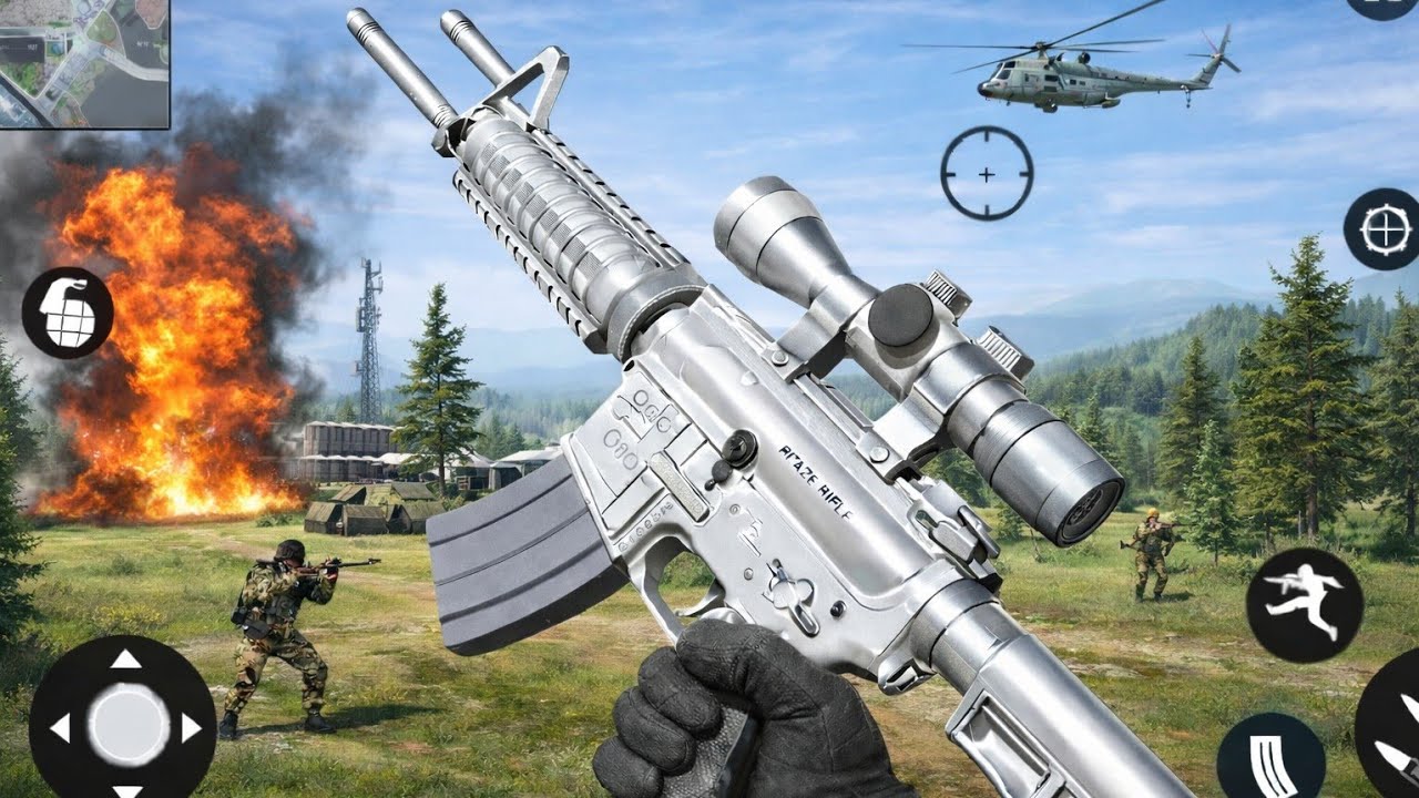 Commando Strike gun game 🎮 Fps Mobile Game 🔥Android mobile Game play🎯