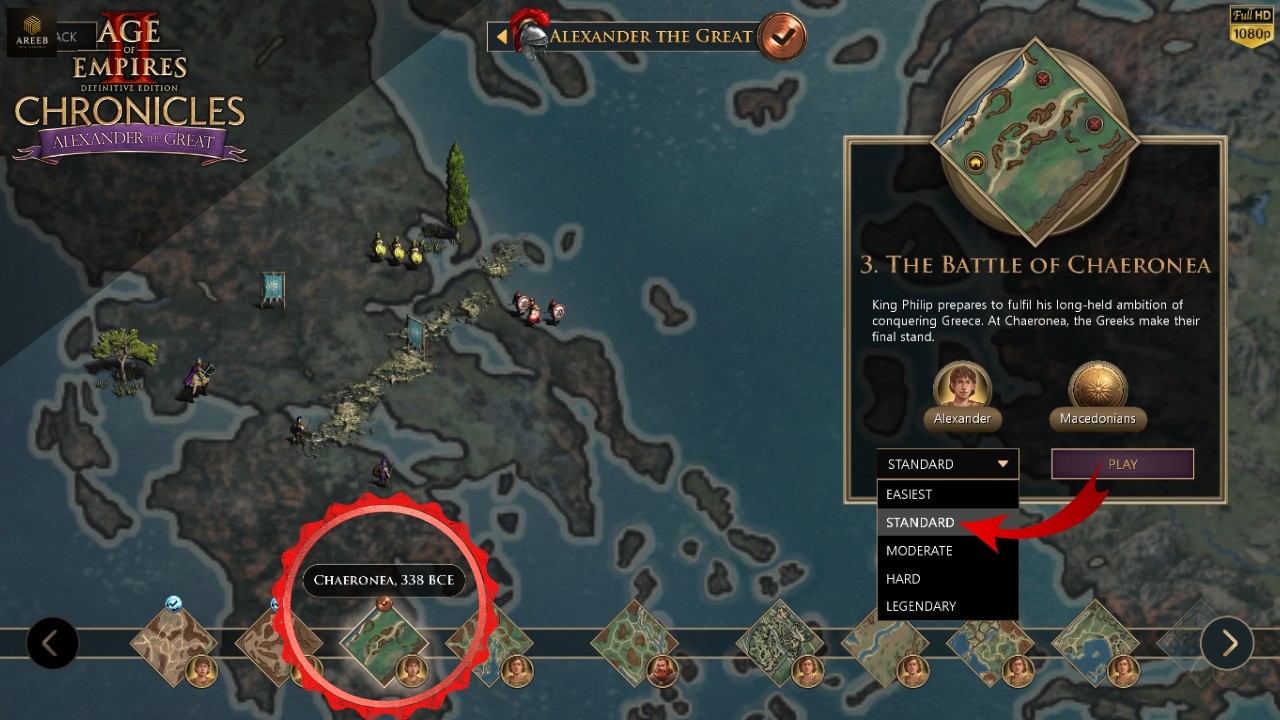 Age of Empires 2 – Alexander the Great Mission 3: The Battle of Chaeronea | Standard Walkthrough