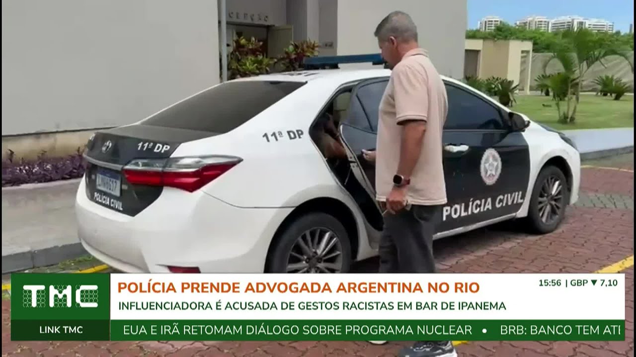 INFLUENCIADORA ARGENTINA É PRESA POR RACISMO NO RIO DE JANEIRO