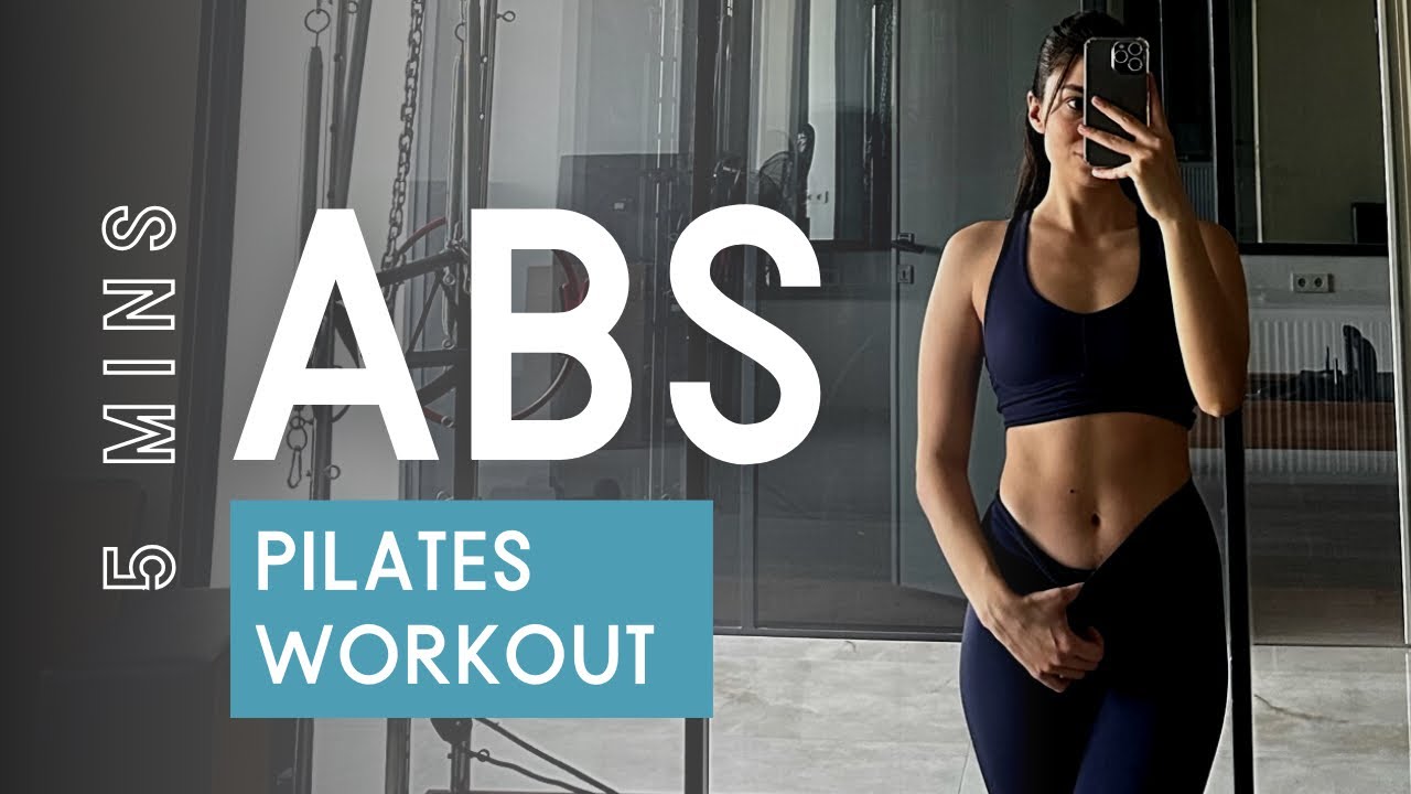 5 MIN ABS PILATES WORKOUT✨