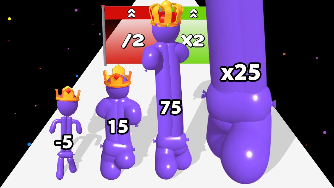 TALL KING RUN - Tall Man Run, Tall Blob Man, Tall Man Thick Man, Man Runner (ASMR Game)