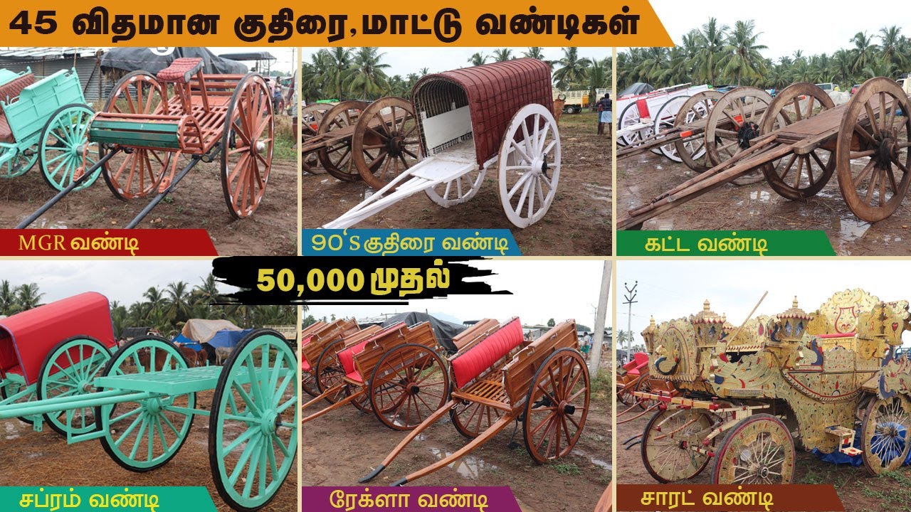 இவ்வளவு பழமையான  வண்டிகளா? அந்தியூரை அலங்கரித்த குதிரை வண்டிகள் #horsecart #bullockcart #mattuvandi