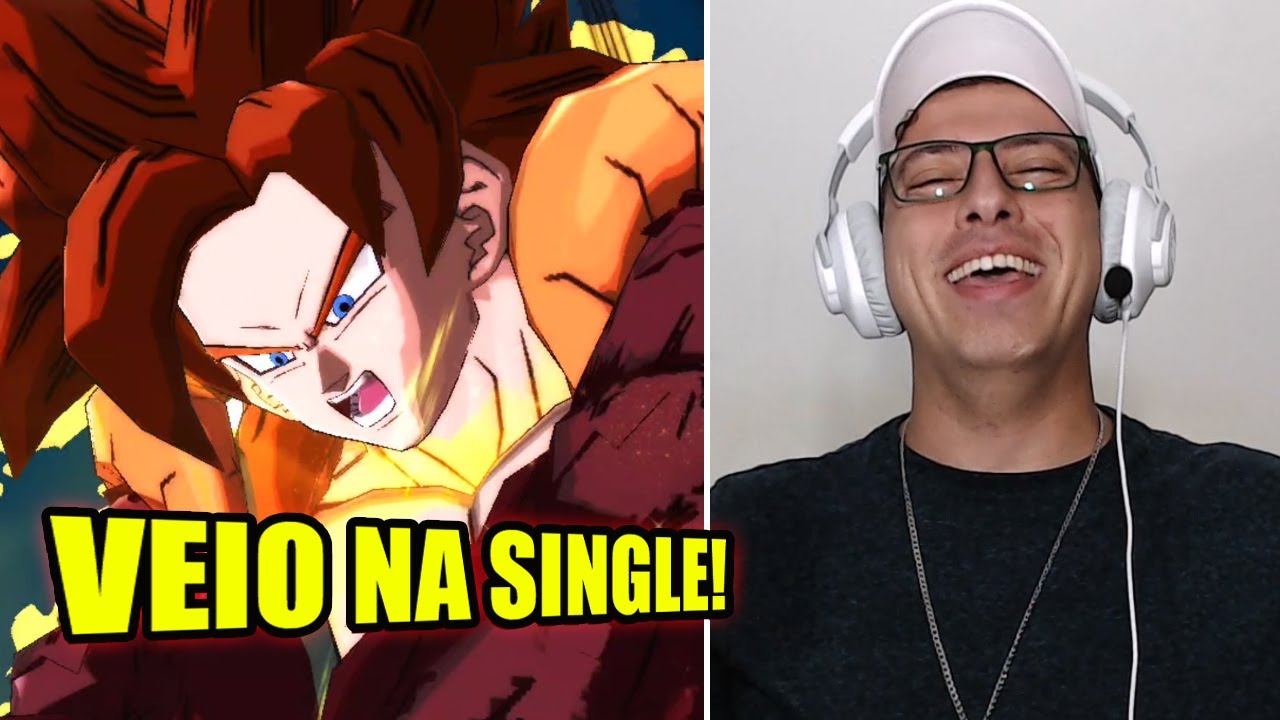 PEGUEI O GOGETA SSJ 4 LF COM 100 CRISTAIS - DRAGON BALL LEGENDS