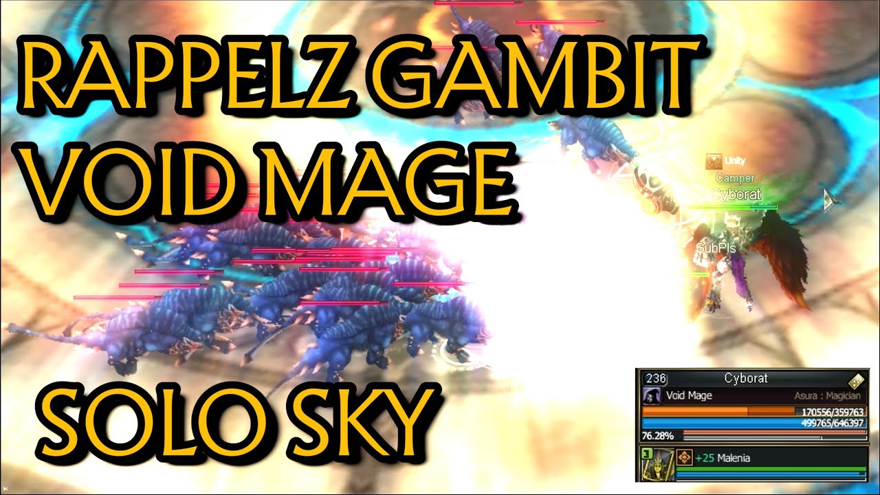 Rappelz Gambit - Void Mage / Lich Lv 236 Solo Sky
