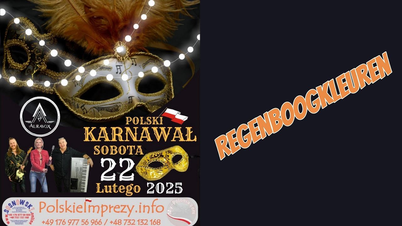 Regenboogkleuren - Karnawal 2025